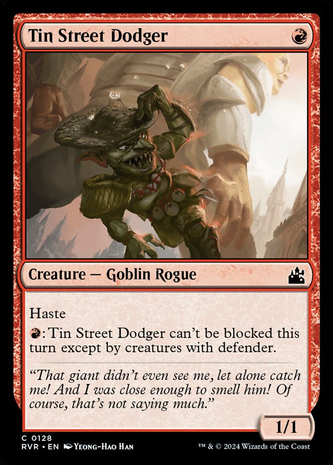 Tin Street Dodger - Ravnica Remastered 128 (Foil)