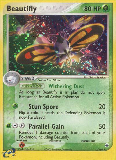Beautifly - EX Ruby & Sapphire 2 (Foil) - Near Mint