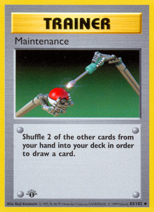 Maintenance - Base Set (Unlimited) 83 - Near Mint