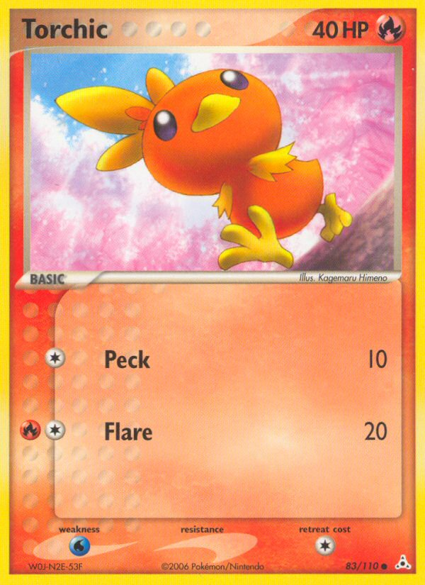 Torchic - EX Holon Phantoms 83 - Near Mint