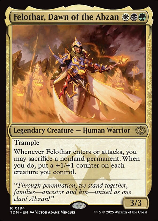 Felothar, Dawn of the Abzan - TDM 184