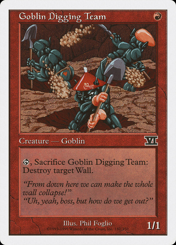 Goblin Digging Team - 6ED 182