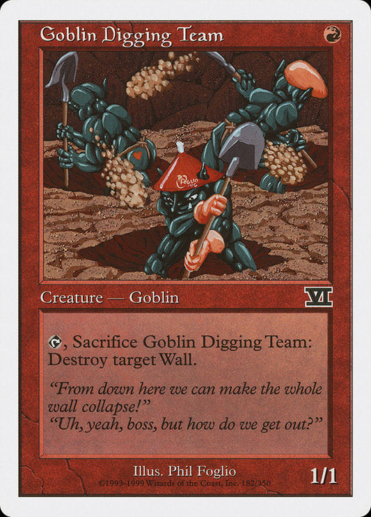 Goblin Digging Team - 6ED 182