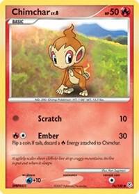 Chimchar - Diamond and Pearl 76 - Near Mint
