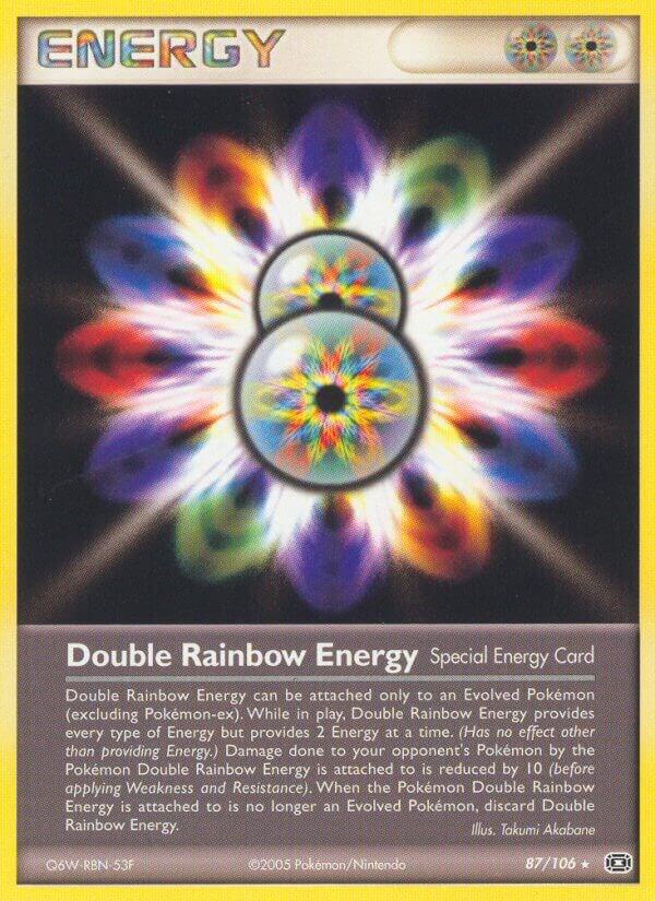 Double Rainbow Energy - EX Emerald 87 - Near Mint