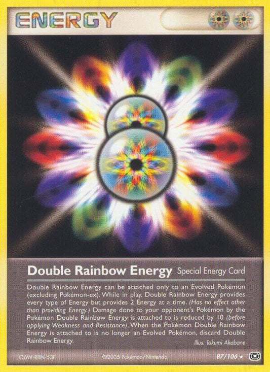Double Rainbow Energy - EX Emerald 87 - Near Mint