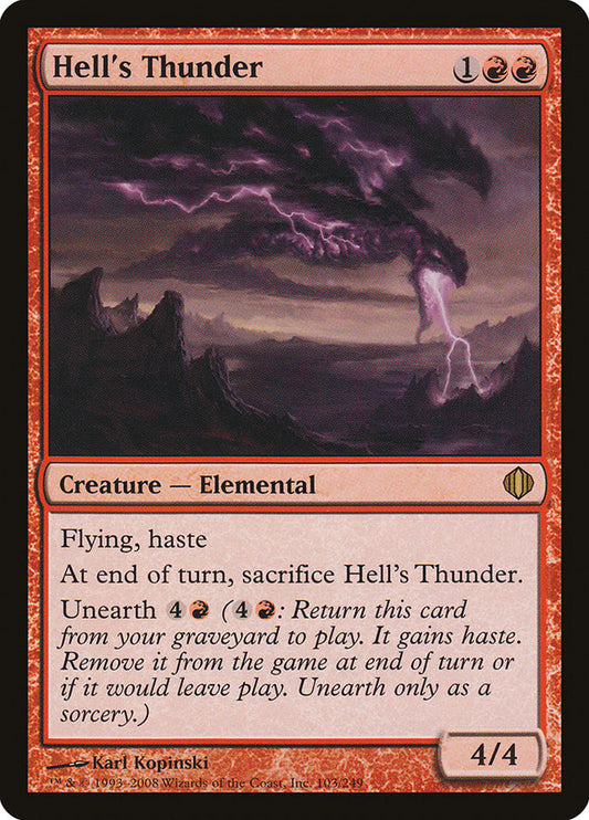 Hell's Thunder - Shards of Alara 103 (Foil)