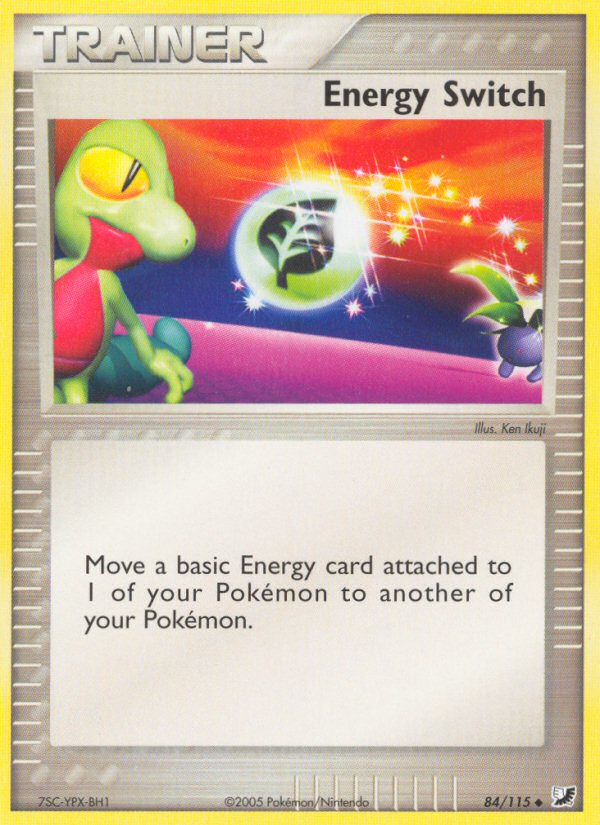 Energy Switch - EX Unseen Forces 84/115 - Near Mint