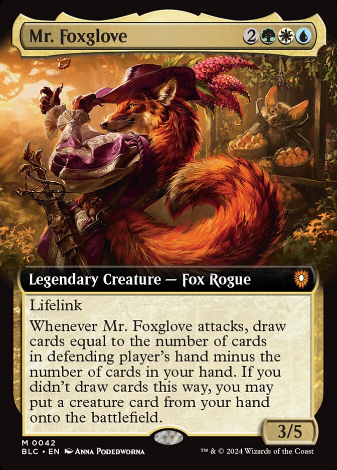 Mr. Foxglove - Bloomburrow Commander 42