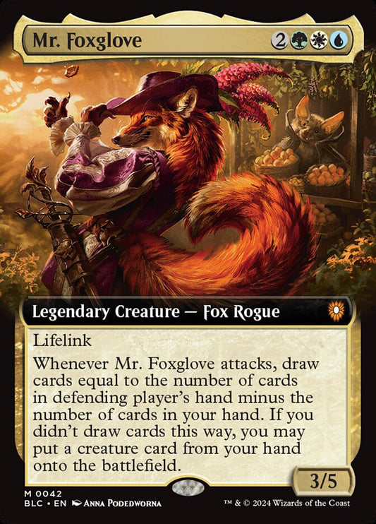 Mr. Foxglove - Bloomburrow Commander 42