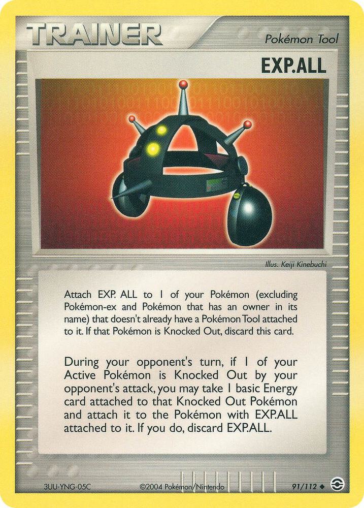 EXP.ALL - EX FireRed & LeafGreen 91 - Near Mint