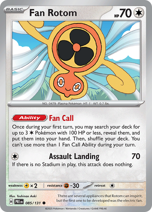 Fan Rotom - Prismatic Evolutions 085/131 - Near Mint