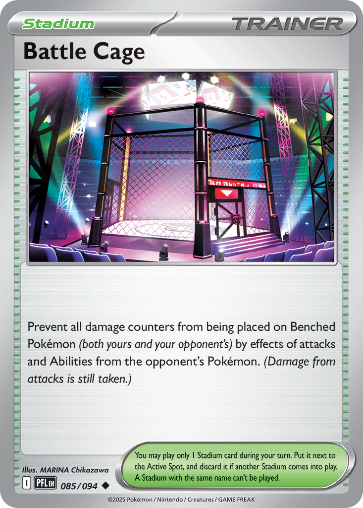 Battle Cage - 085/094 - Phantasmal Flames 085/094 - Near Mint
