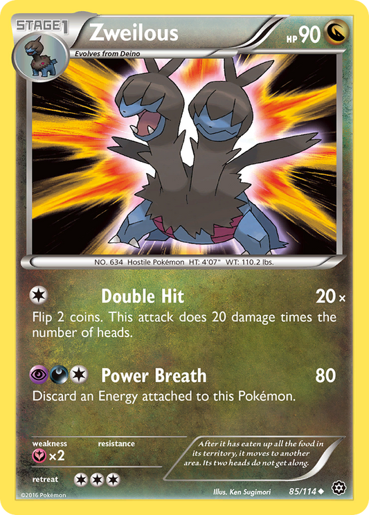 Zweilous - Steam Siege 85 (Foil) - Heavily Played
