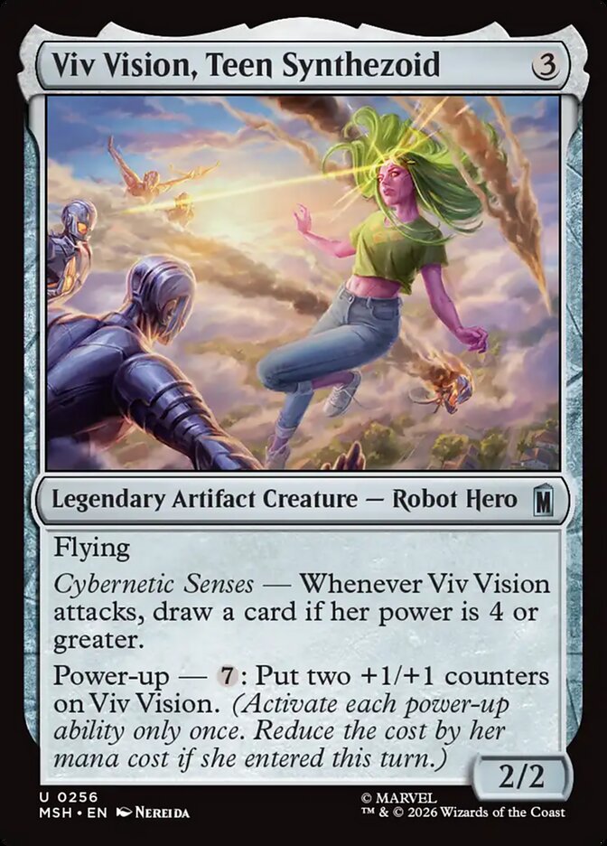 Viv Vision, Teen Synthezoid - Marvel Super Heroes 256 (Foil)