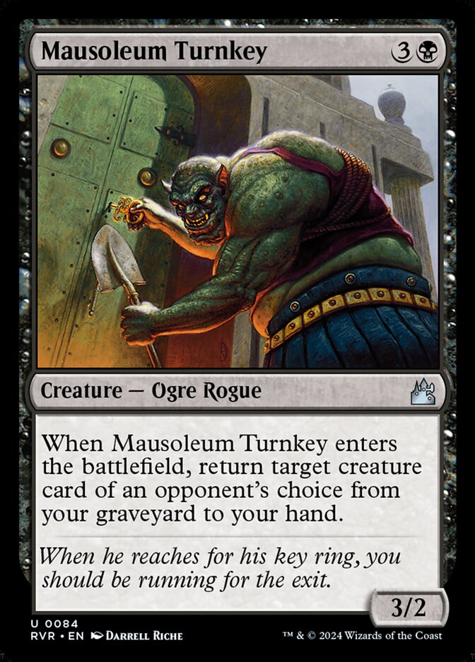 Mausoleum Turnkey - Ravnica Remastered 84 (Foil)
