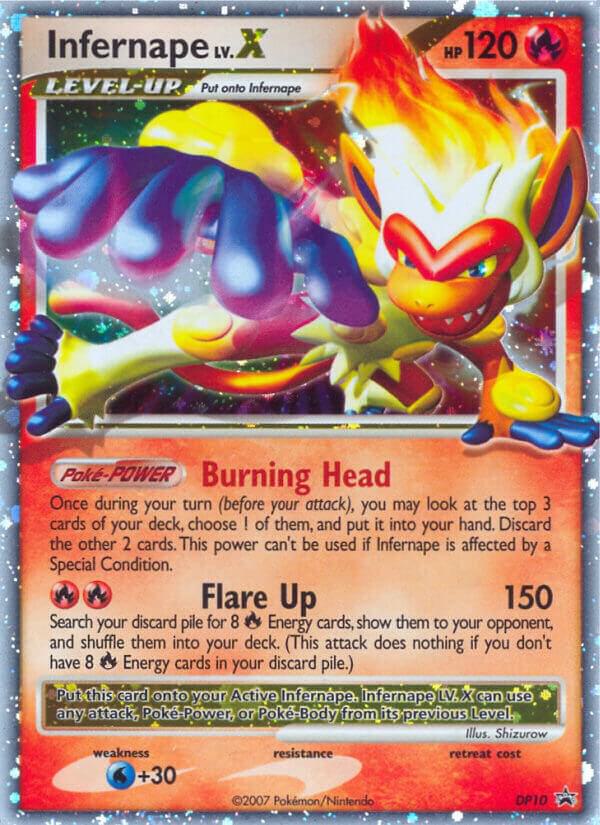 Infernape Lv.X - Diamond and Pearl Promos DP10  (Foil) - Lightly Played - Ungraded