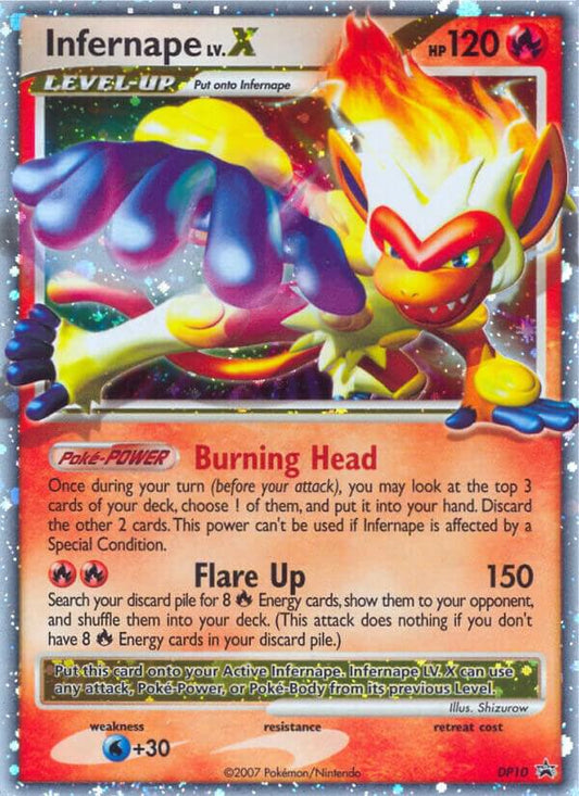 Infernape Lv.X - Diamond and Pearl Promos DP10  (Foil) - Lightly Played - Ungraded