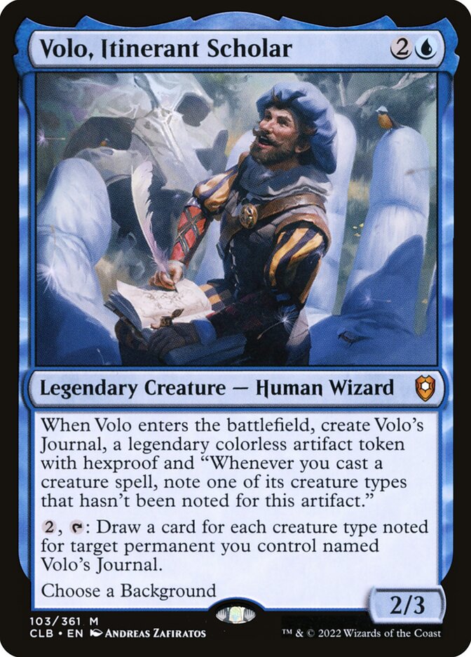 Volo, Itinerant Scholar - CLB 103