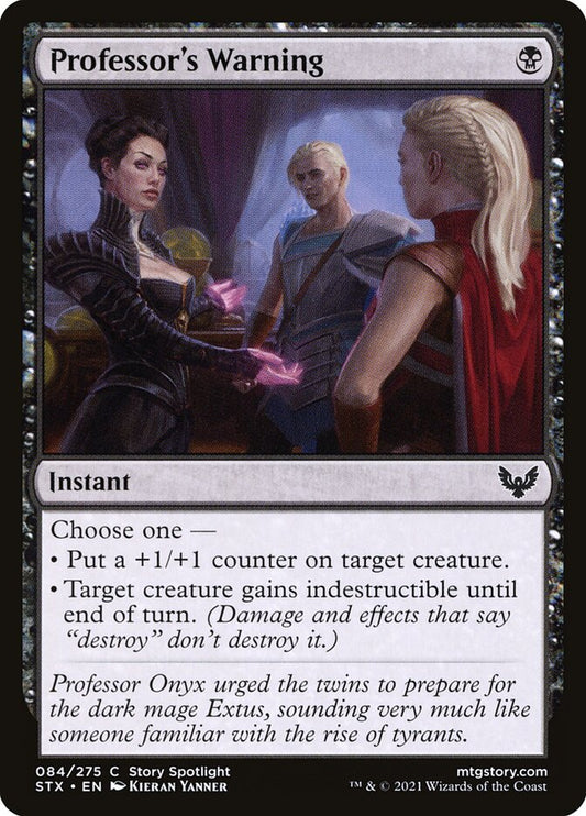 Professor's Warning - STX 84  (Foil)