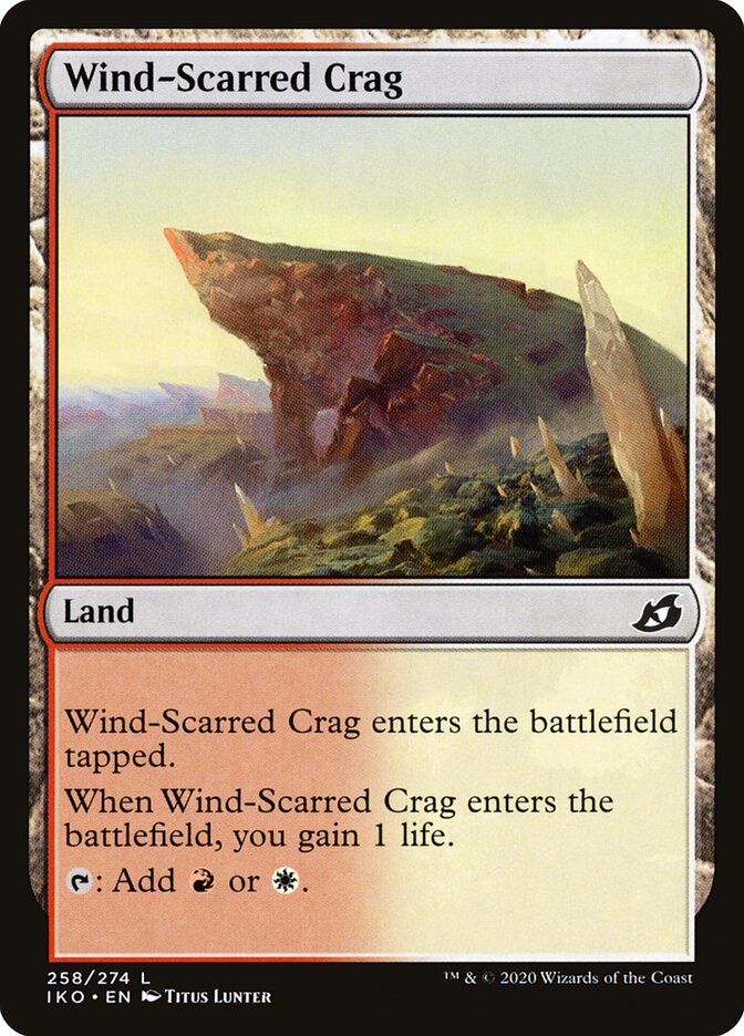 Wind-Scarred Crag - Ikoria: Lair of Behemoths 258