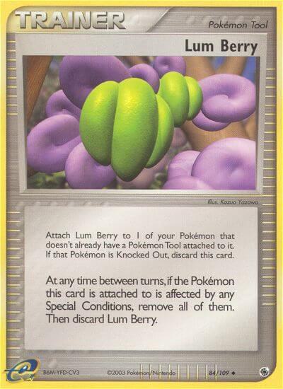 Lum Berry - EX Ruby & Sapphire 84 - Near Mint