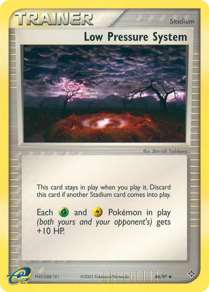 Low Pressure System - EX Dragon 86 - Lightly Played