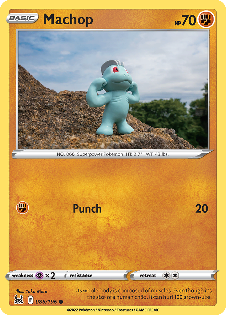 Machop - Lost Origin 086/196 - Near Mint