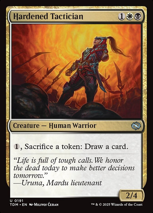 Hardened Tactician - Tarkir: Dragonstorm 191 (Foil)