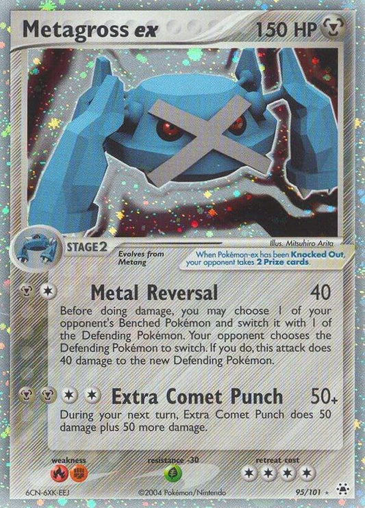 Metagross ex - EX Hidden Legends 95 (Foil) - Lightly Played