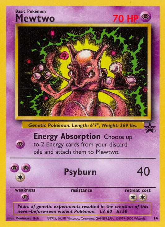 Mewtwo (14) - WoTC Promo 14/53 - Near Mint