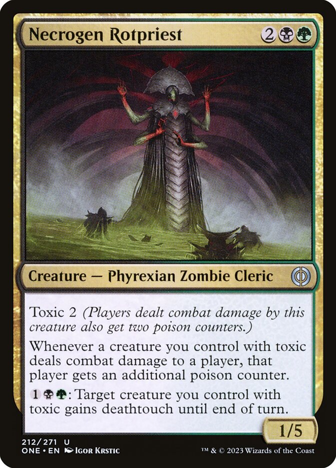Necrogen Rotpriest - Phyrexia: All Will Be One 212 (Foil)