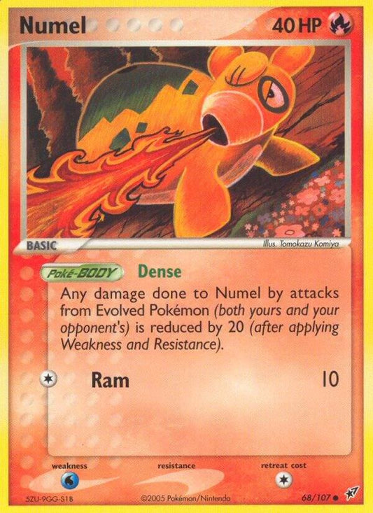 Numel - EX Deoxys 68  - Damaged