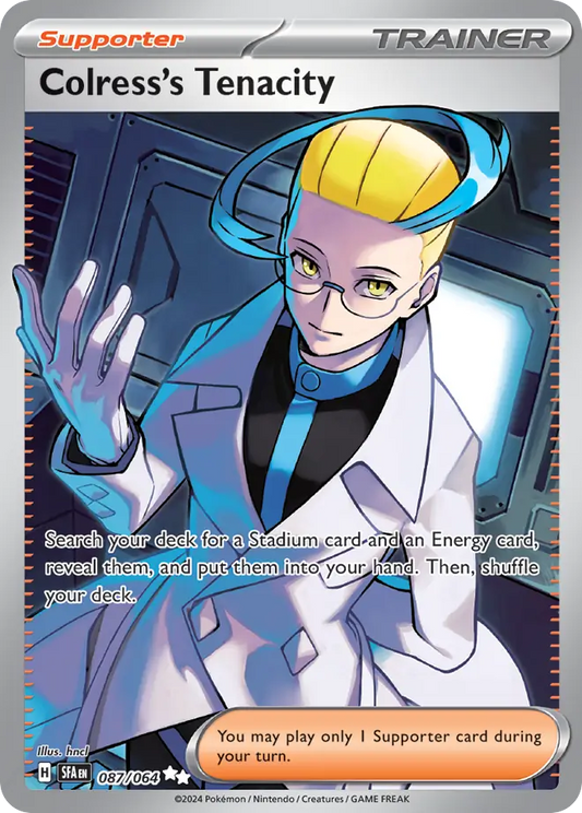 Colress's Tenacity - Shrouded Fable 087/064  (Foil) - Near Mint - Ungraded