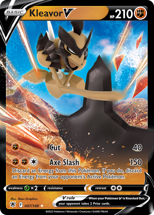 Kleavor V - Astral Radiance 087/189 (Foil) - Heavily Played