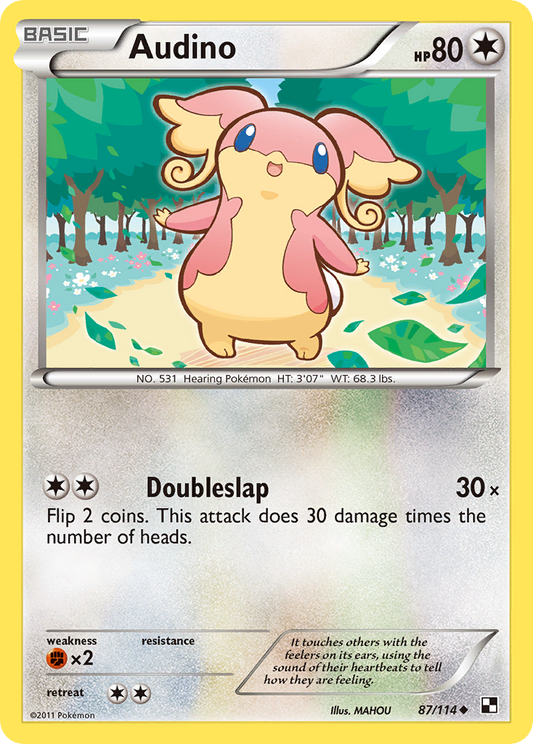 Audino - Black and White 87 - Lightly Played