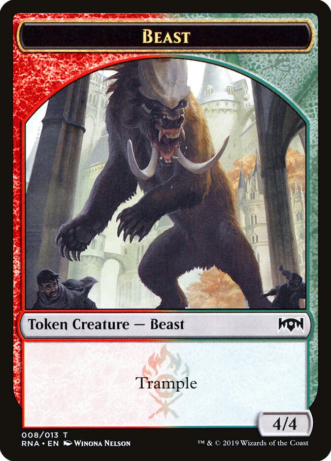 Beast - Ravnica Allegiance Tokens 8