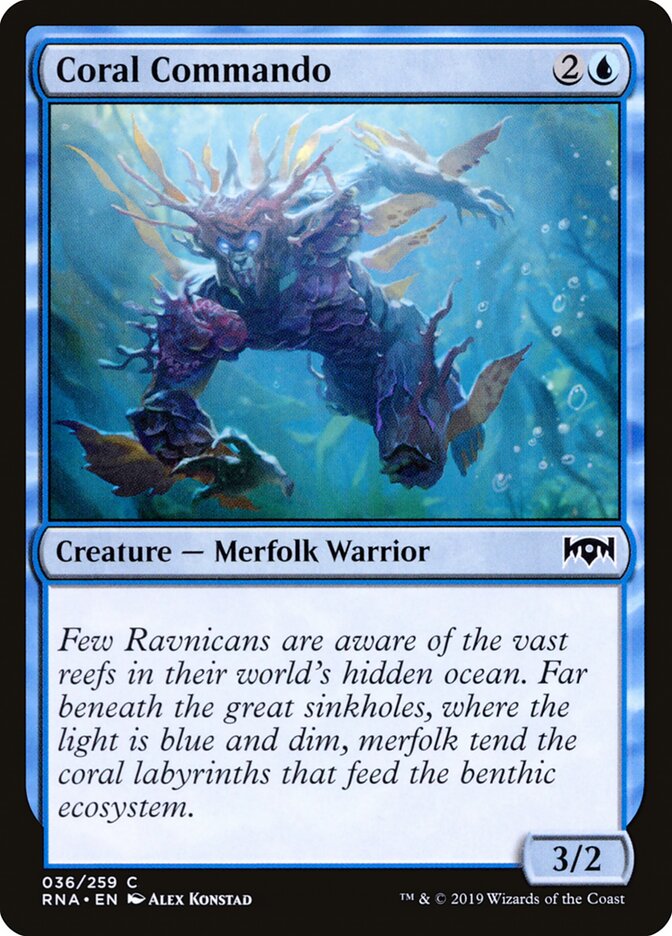 Coral Commando - Ravnica Allegiance 36