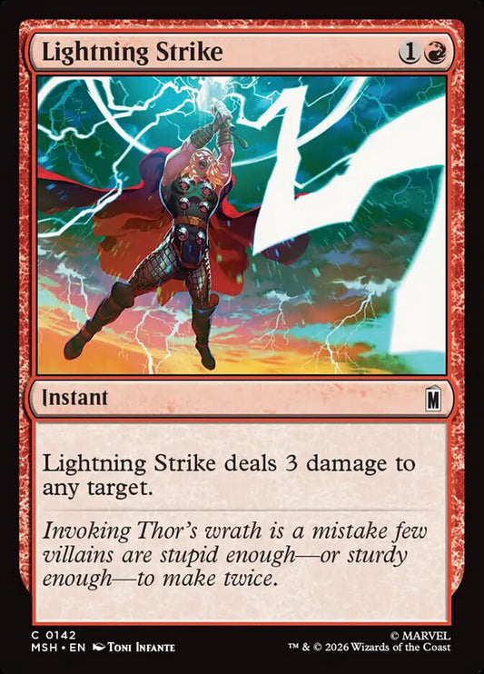 Lightning Strike - Marvel Super Heroes 142 (Foil)