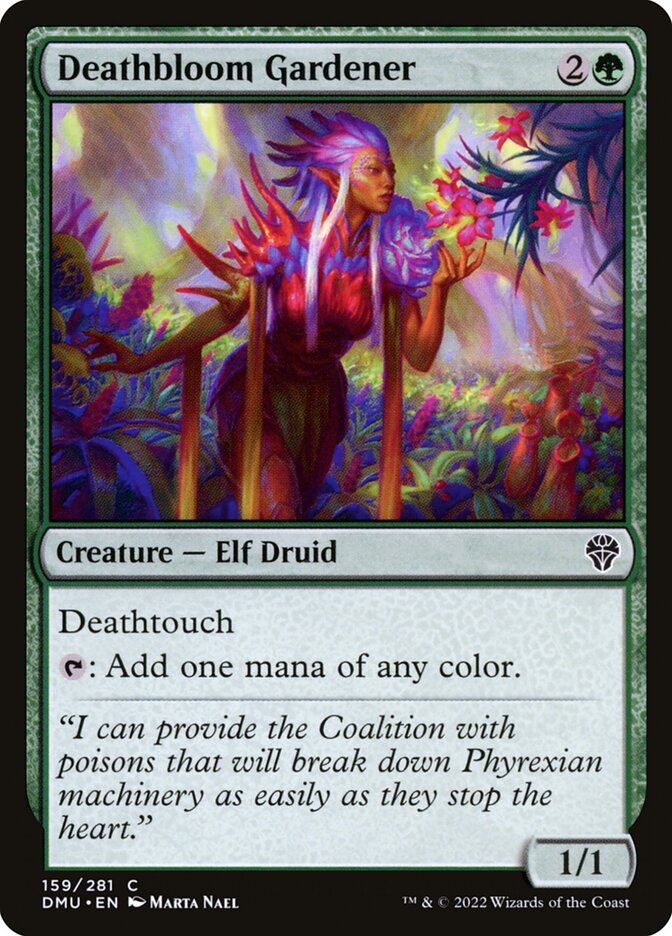 Deathbloom Gardener - Dominaria United 159