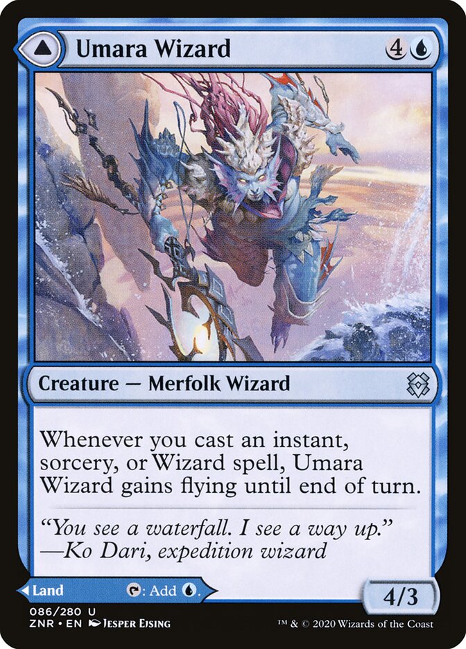 Umara Wizard - Zendikar Rising 86