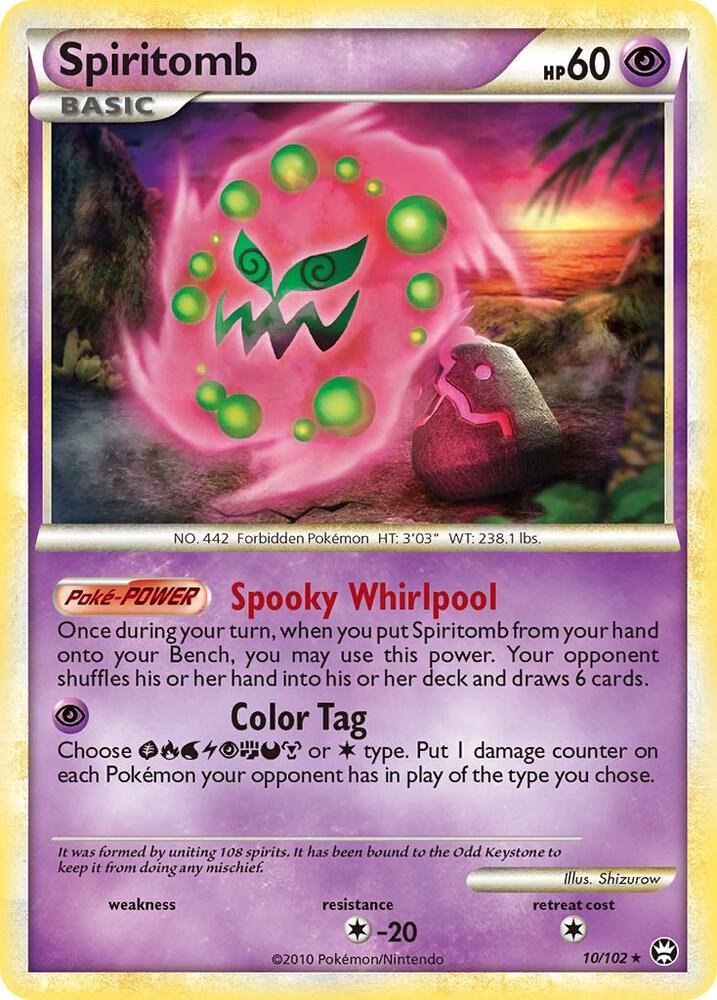 Spiritomb - Triumphant 10 (Foil) - Near Mint