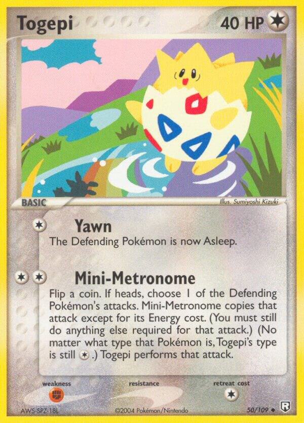 Togepi - EX Team Rocket Returns 50 - Near Mint