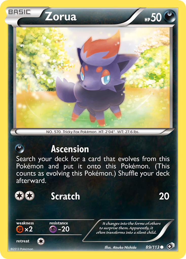 Zorua - Legendary Treasures 89  - Near Mint