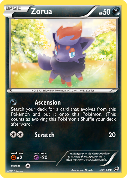 Zorua - Legendary Treasures 89  - Near Mint