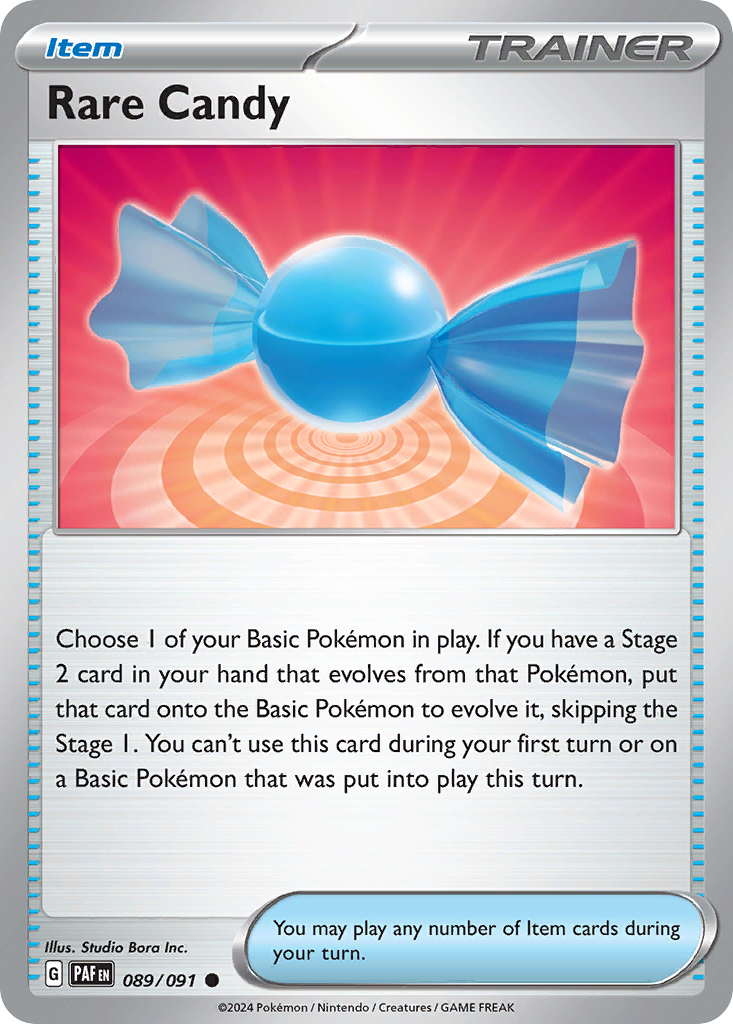 Rare Candy - Paldean Fates 089/091  - Near Mint - Ungraded