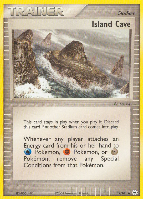 Island Cave - EX Hidden Legends 89 - Near Mint
