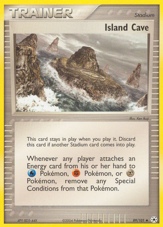 Island Cave - EX Hidden Legends 89 - Near Mint