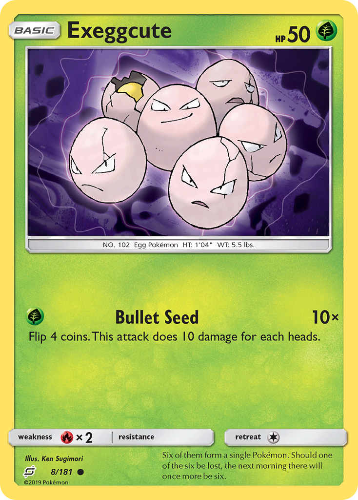 Exeggcute - Team Up 8 - Near Mint