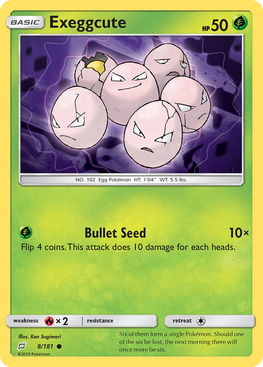 Exeggcute - Team Up 8 - Near Mint